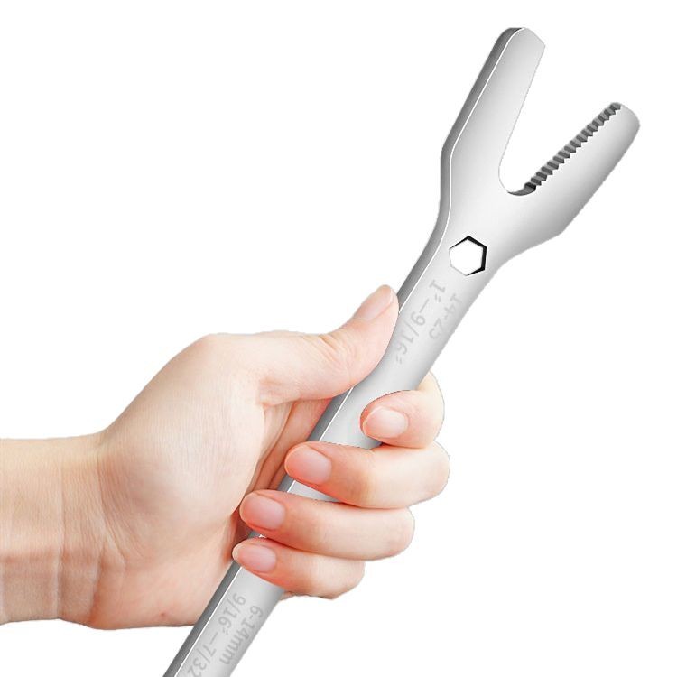 New household Y-shaped box wrench, dual-purpose open-end auto repair tool, double-ended wrench, manual wrench tool Item Picture