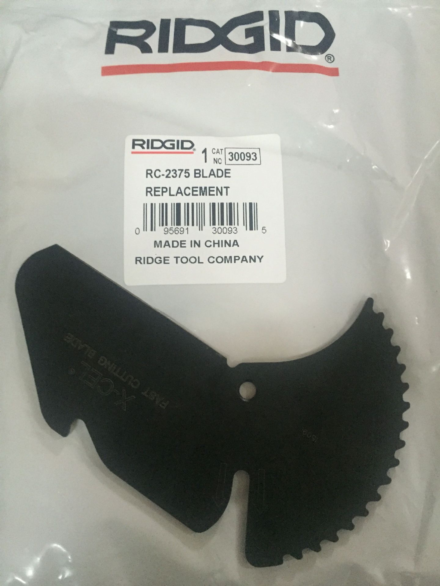 【 Emerson ·RIDGID Self-operated 】 RIDGID RC-2375 ratchet plastic pipe cutting blade full figure