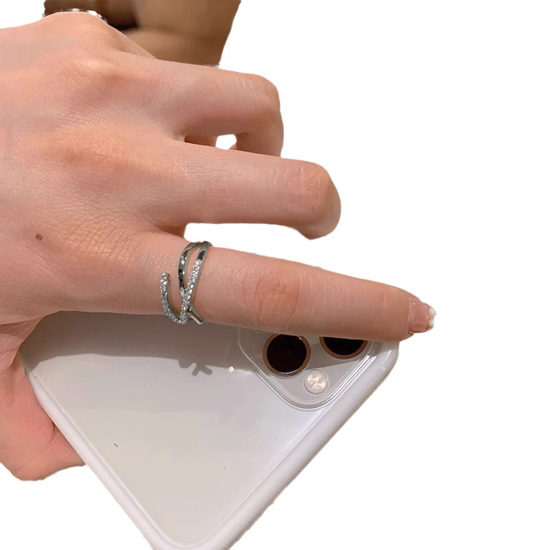 A light luxury, niche, exquisite and cold style high-end ring, a niche design for women, an ins personalized, fashionable and trendy food ring Item Picture