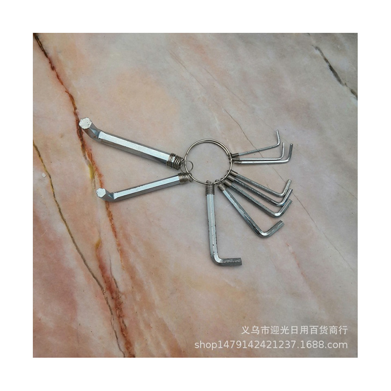 Hex socket wrench set, hex socket wrench box hex socket wrench, hex socket 2-yuan store, street stall, general merchandise Item Picture