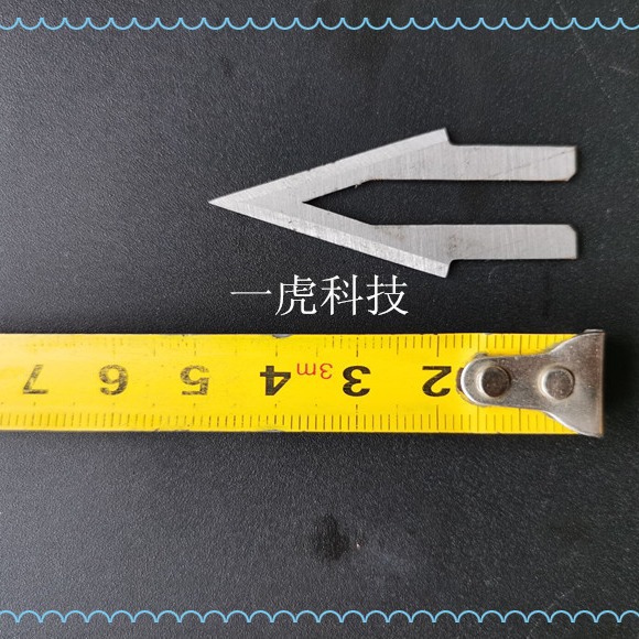 Electric hot cutting blade, hot cutting blade material, electric heating blade, heating blade Specification drawing