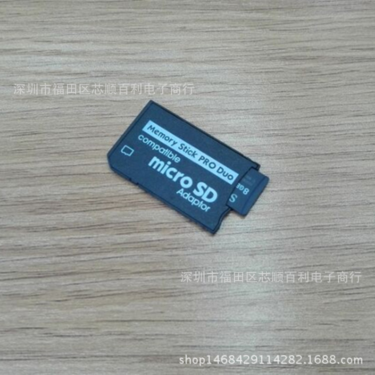 Supply Micro SD to MS pro duo single-channel TF card to MS adapter card TF-MS card holder Specification drawing