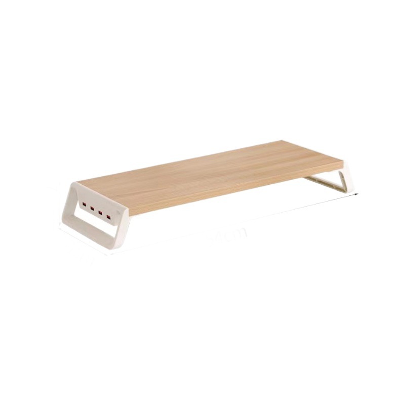 Desktop computer monitor height stand, office desktop screen storage rack, charging usb expansion bracket Item Picture