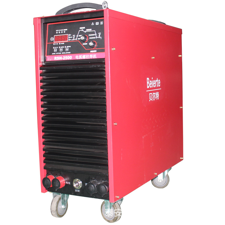 The export inverter arc pulling stud welding machine RSN-2500 is easy to operate and multi-functional. It is a 380V stud welding machine Item Picture