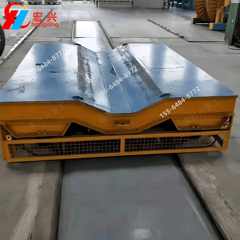 Flatbed electric flat car, four-wheel handling car, trackless electric floor flat car, industrial track floor flat car, 20 tons, 30 tons undefined