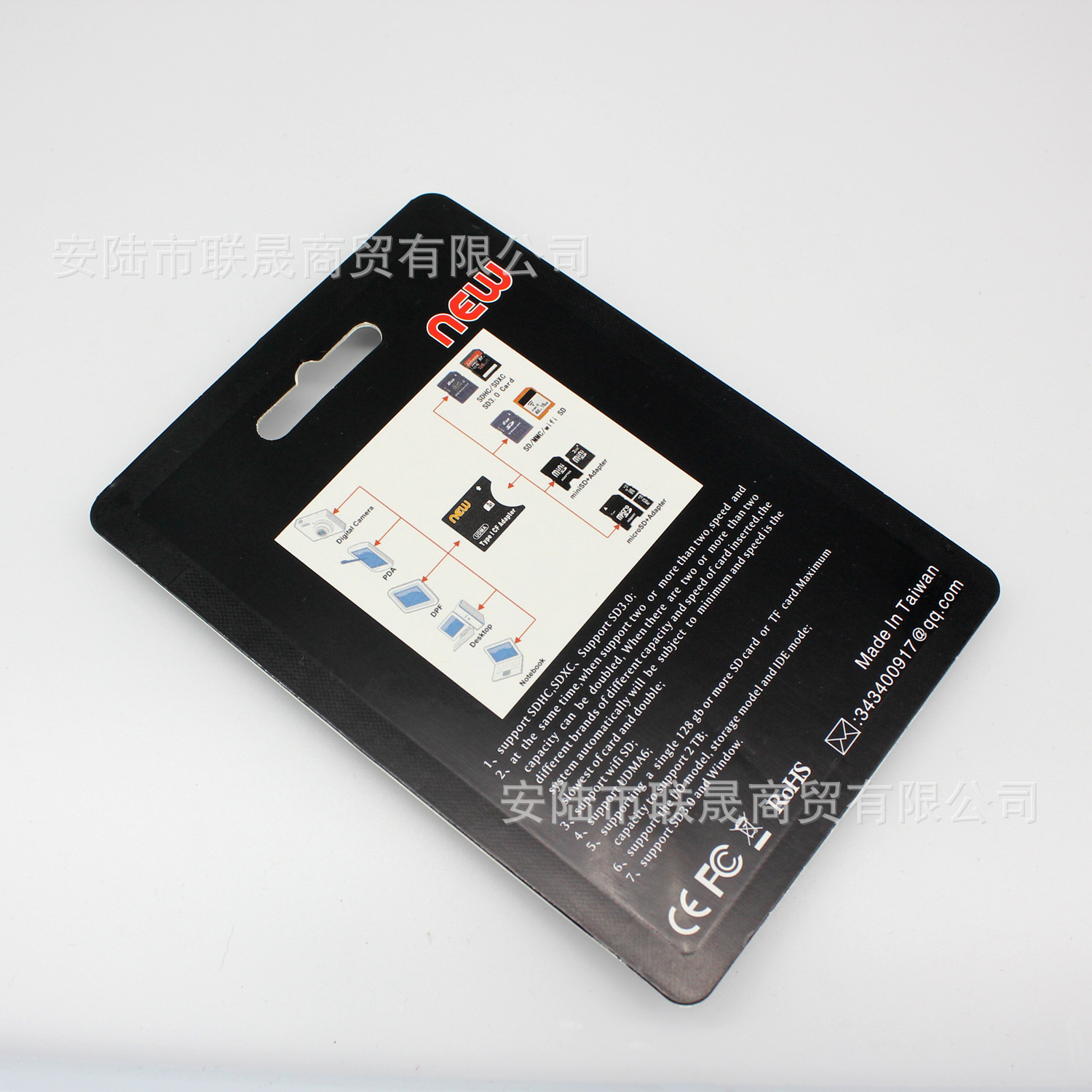 The second-generation brand-new SD to CF card holder supports wireless WIFI SD 2TB camera card TYPE I thin card details Picture