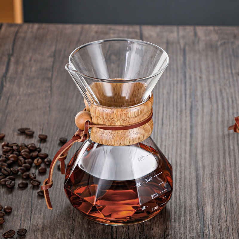 Coffee pot, hand-brewed coffee filter cup, home coffee filter, sharing pot, coffee grinder, long spout pot, coffee utensils details Picture