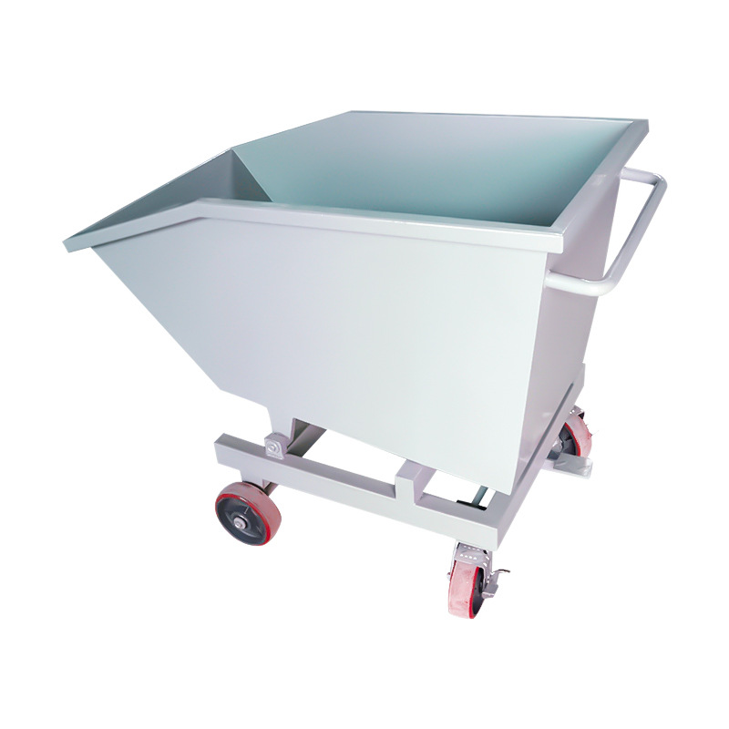 Tipping bucket chip collection vehicle, iron chip collection vehicle, aluminum chip, iron cutting waste material vehicle, machining center chip removal vehicle Item Picture