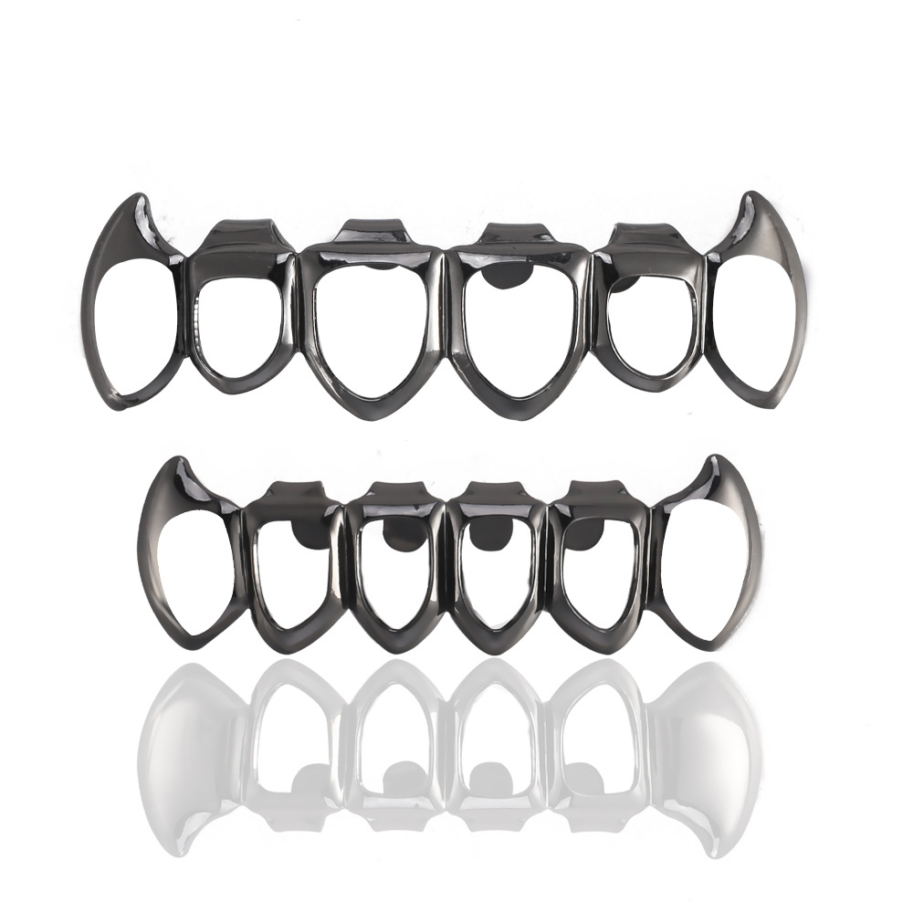 The manufacturer supplies 6-hole sharp teeth, hip-hop teeth, HIPHOP glossy braces, hip-hop accessories, Halloween makeup sessions full figure