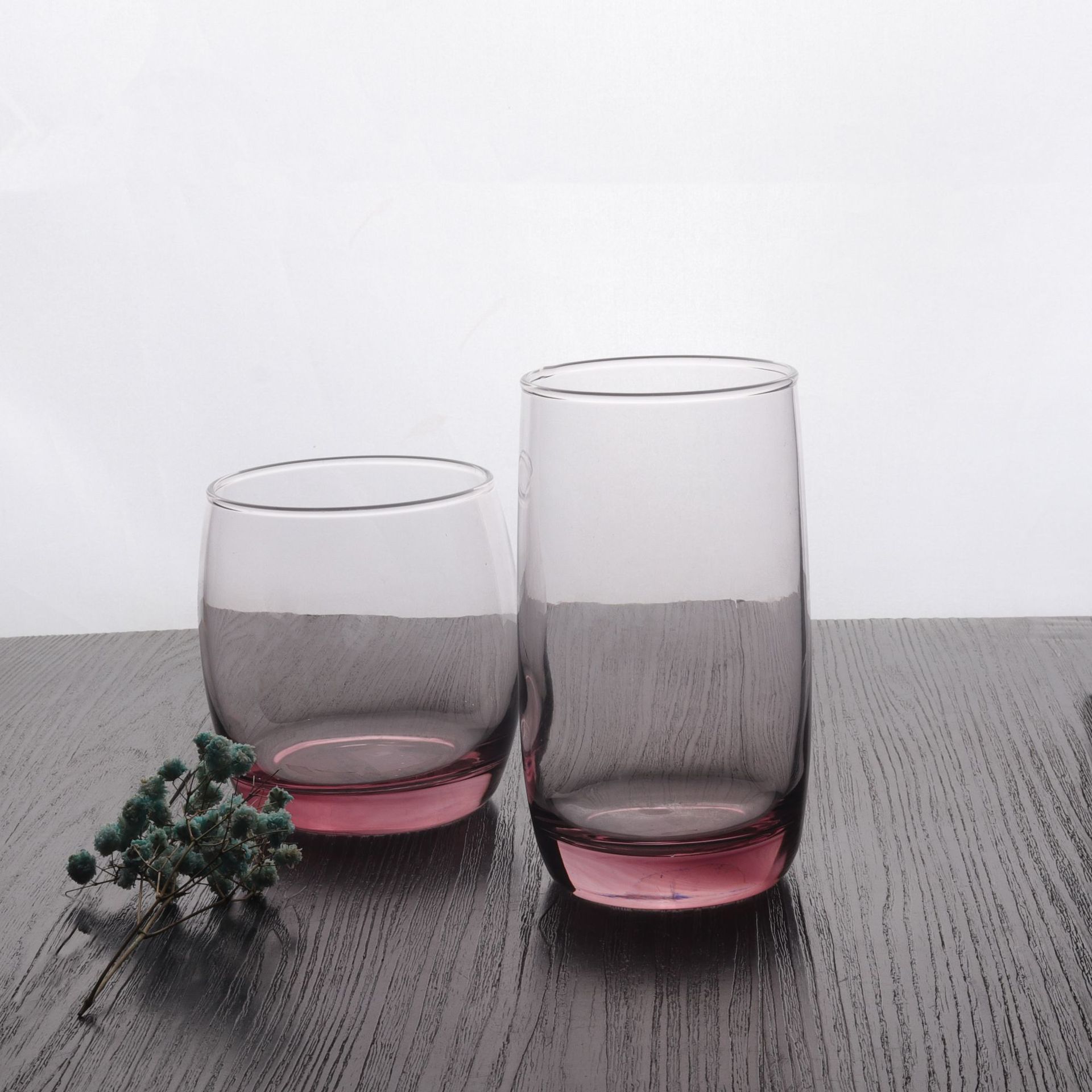 Deliqing Apple elegant, grand, clear and bright original color glass cup, hotel and guesthouse guest room home mouthwash cup details Picture