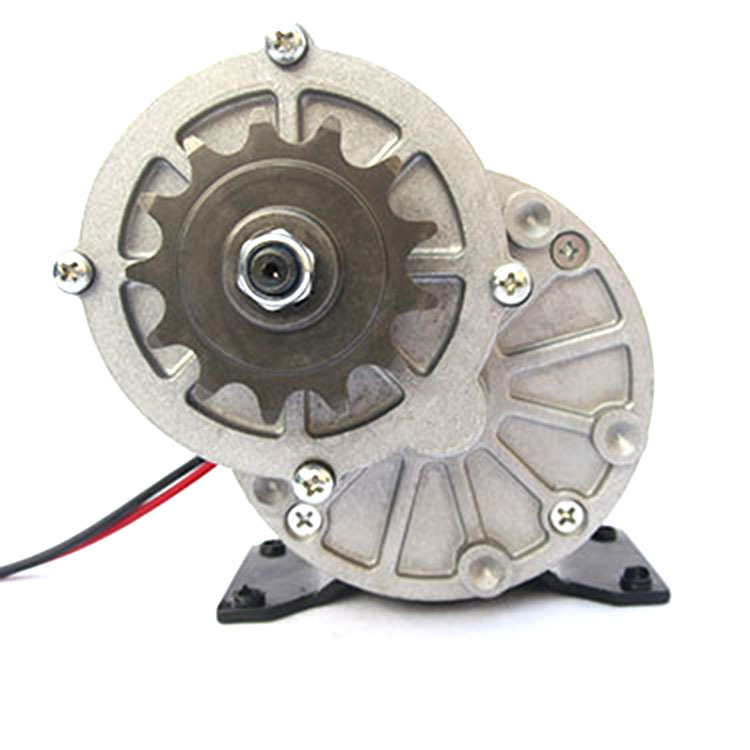 Factory direct supply of 36V brushed DC gear motor for wheelchairs and small equipment motors Specification drawing