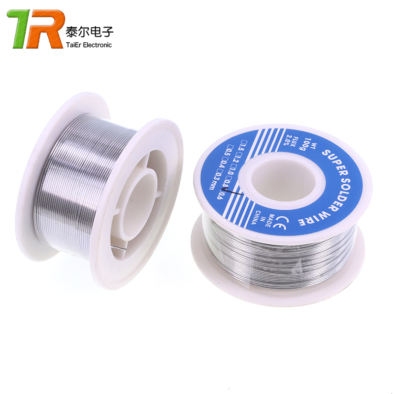 Small roll solder wire, solder wire diameter 0.6/0.8/1.0MM, purity 63%, 50g / 100g, 50g details Picture