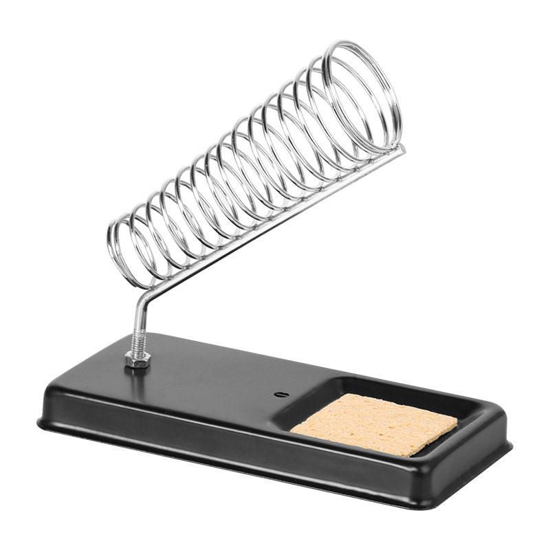 Type A soldering iron stand, simple all-metal soldering iron stand, square soldering iron bracket, electric soldering iron accessories, welding tool set full figure