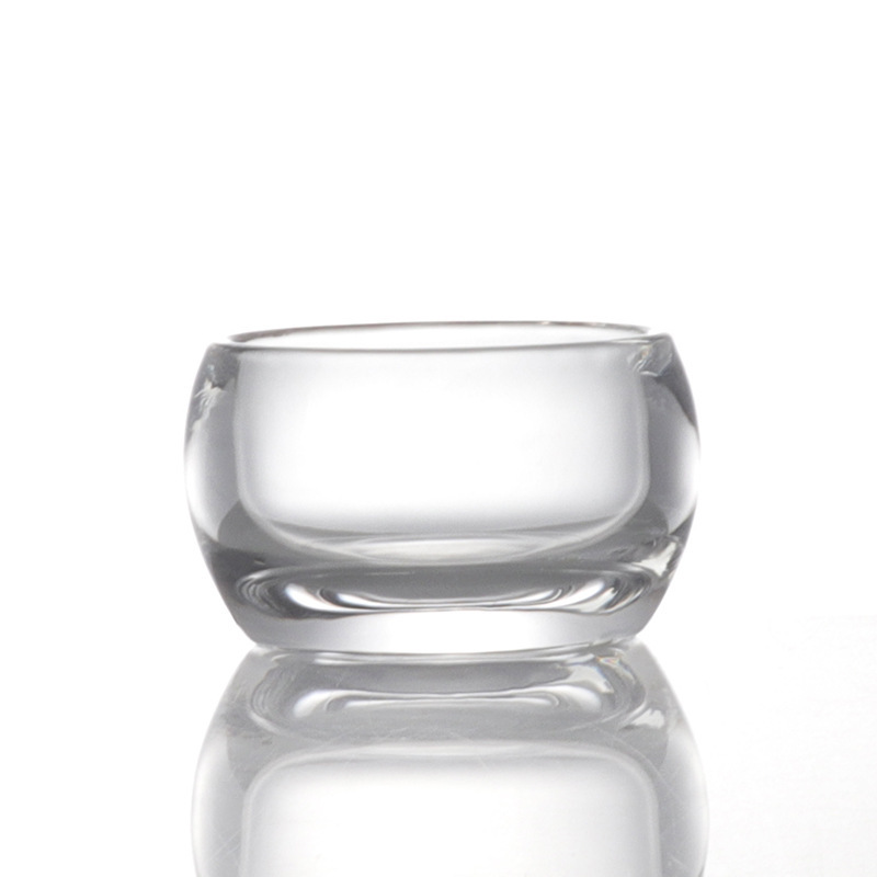 Household lead-free glass tea cups, crystal master cups, non-hot finger cups, wholesale commercial high-appearance-level tea cups Item Picture