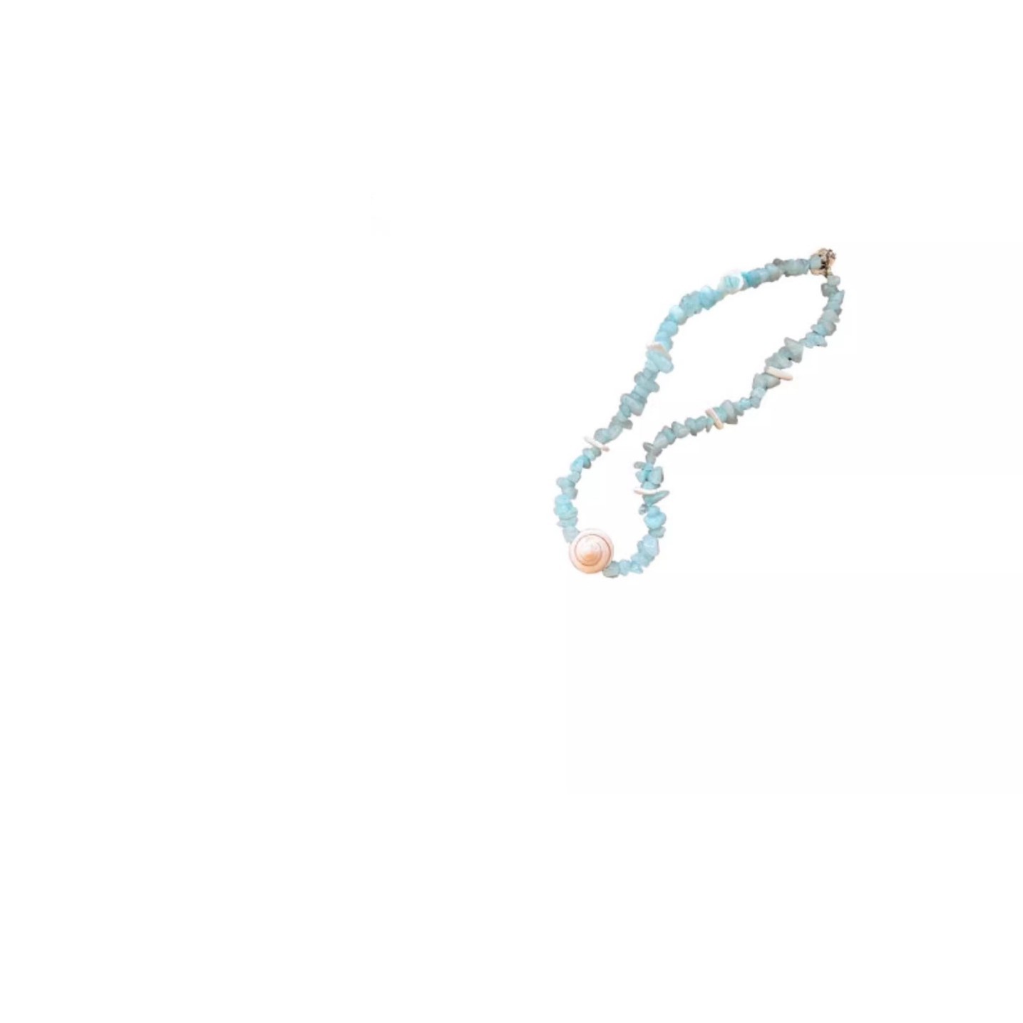 Seaside vacation ~ Shell necklace, a high-end and niche design accessory for girls on Instagram, a beach holiday style collarbone chain Item Picture