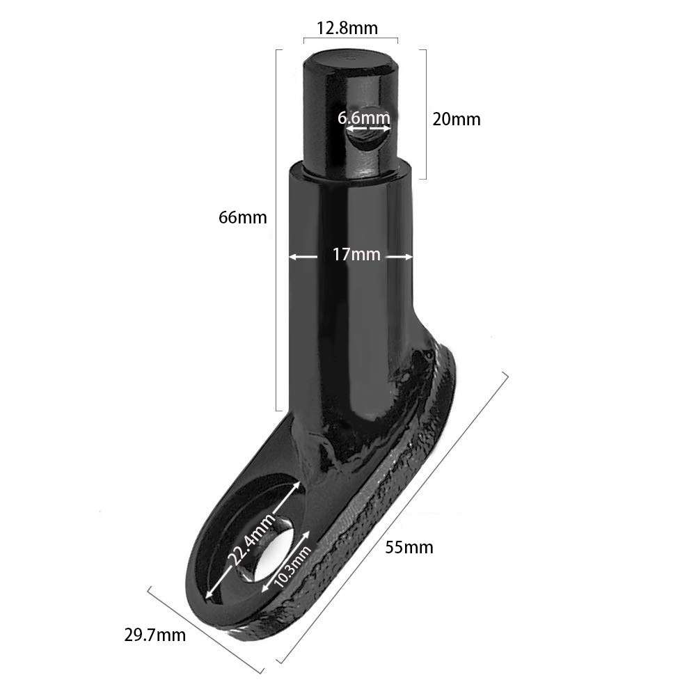 Baby pet sundries Bicycle TRAILER accessories Tow head BIKE TRAILER HITCH COUPLER Specification drawing