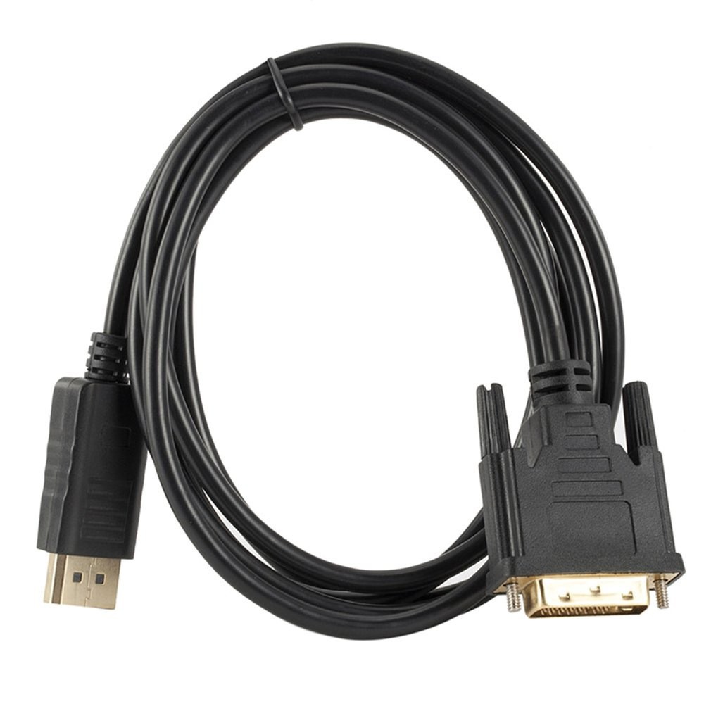 1.8-meter DP to DVI conversion cable with IC smart chip high-definition video display computer high-definition cable Item Picture