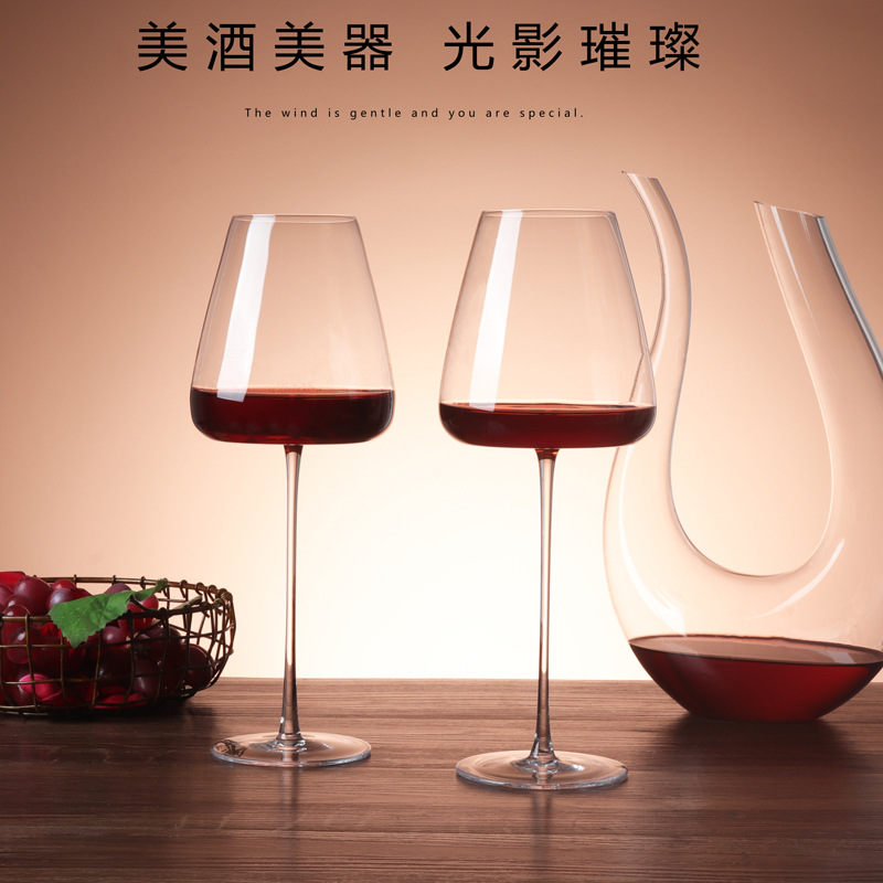 High-quality crystal glass wine glasses, wine glasses, highball glasses, high-end light luxury wine glasses, and simple household wine glasses Application Scenario