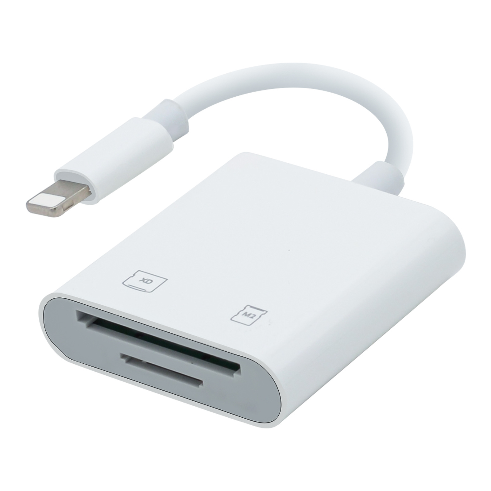 Compatible with Olympus Fujifilm camera XD card, SONY M2 card to Apple 14, 13, 12pro mobile phone card reader Item Picture