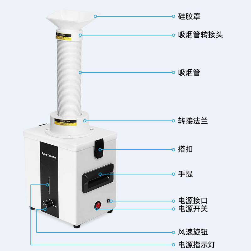 Indoor welding fume filter, smoke purifier, soldering iron, soldering, household small laser marking, laser engraving Application Scenario
