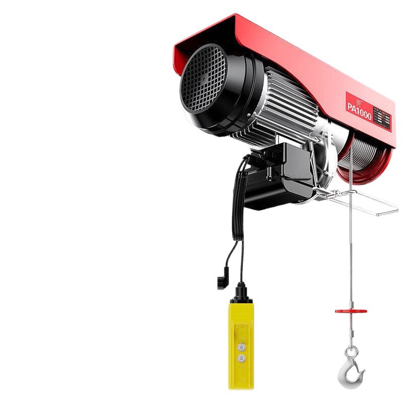 Electric hoist, small crane, lifting winch, micro building decoration hoist, winch, household 220v feeding machine Item Picture