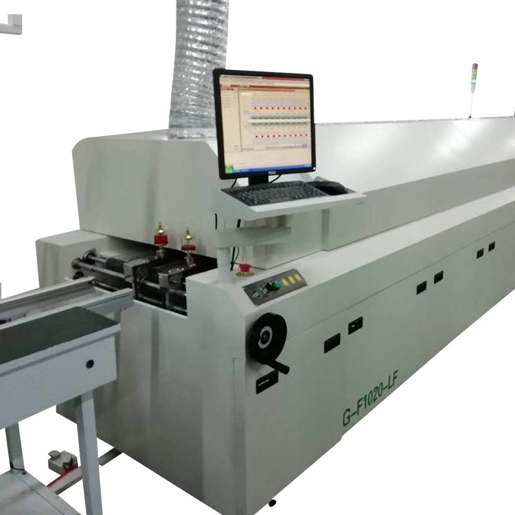 In-stock 8-zone reflow soldering, 10-zone reflow soldering heat sink, electronic semiconductor precision soldering reflow soldering furnace Item Picture
