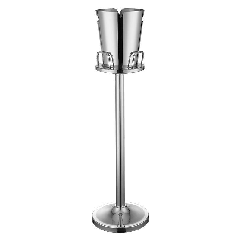 Luxurious champagne barrel rack, stainless steel KTV bar ice wine barrel, red wine barrel, standing floor-standing ice barrel, European champagne barrel Application Scenario