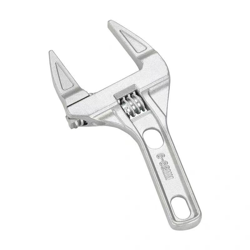 Aluminum alloy bathroom wrench 6-68, large opening, short handle, suitable for repairing water pipes, faucets, Angle valves, and universal disassembly and installation Item Picture