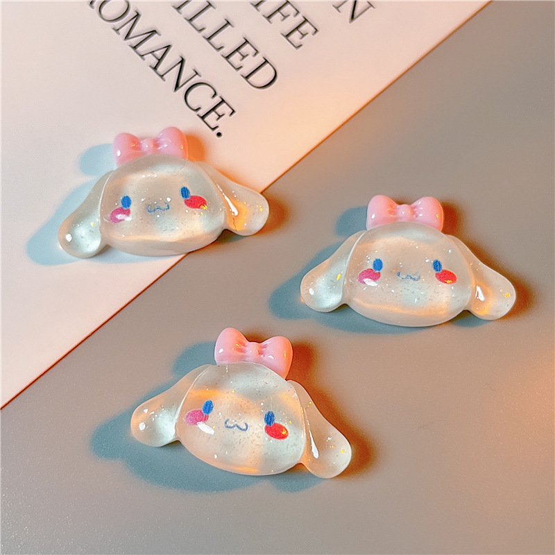 DIY cream glue resin small accessories, transparent love cards, transparent phone cases, DIY accessories, hair clips, hair accessories Specification drawing