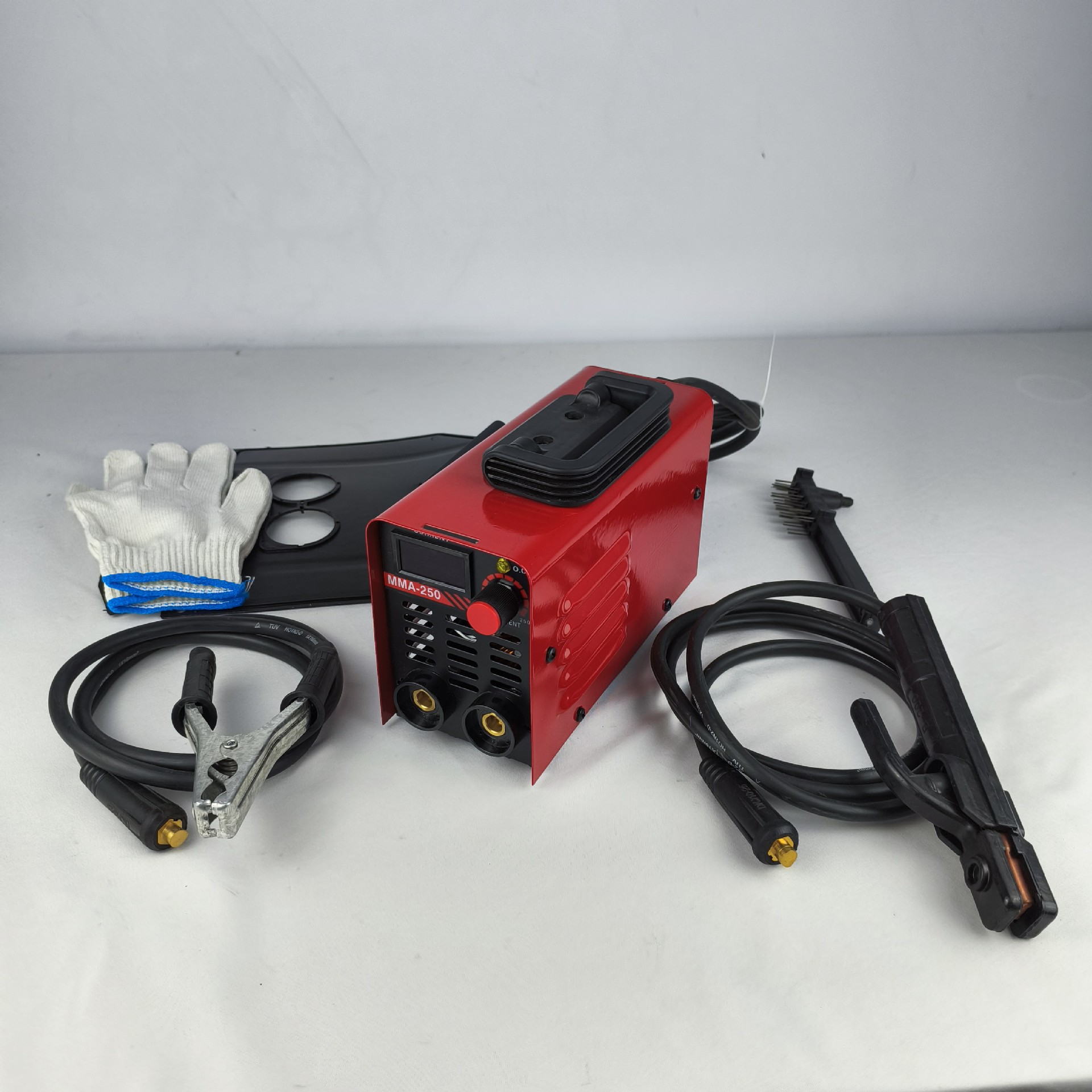 Cross-border Mexico, Brazil and US standard mini welding machine set MMA250 household small portable welding machine, industrial welding machine details Picture
