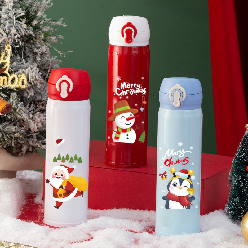 Christmas insulated cup manufacturer directly supplies 304 stainless steel insulated cups, couple and student holiday gifts, portable bouncy cups Application Scenario