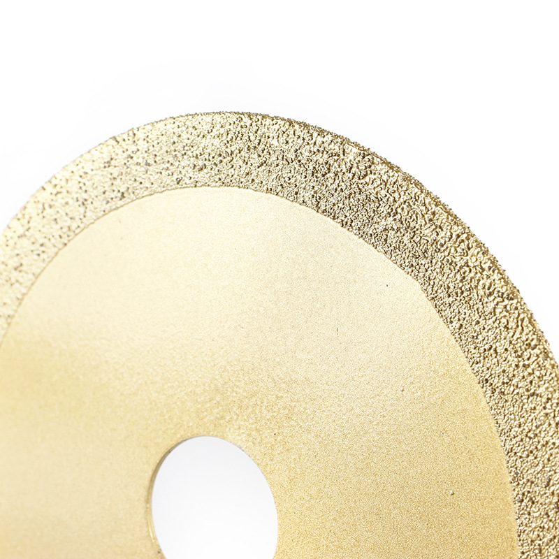Glass King brazed sheet, Ceramic jade and marble cutting sheet, trimming and cutting, wine bottle brazed diamond saw blade details Picture