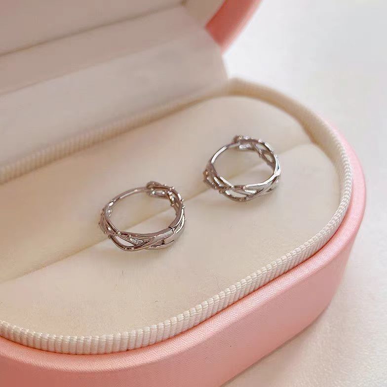 925 Thorny Ear Stud Women's Summer Ear Ring Earrings 2025 New Trendy ear Stud Women's Niche Design Versatile earrings Application Scenario