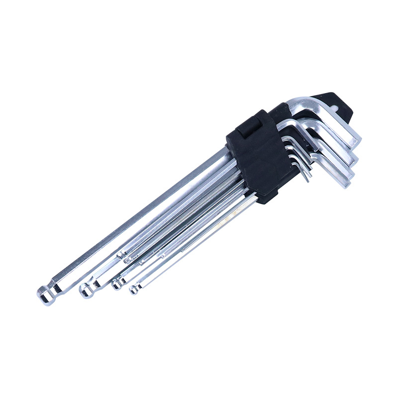 Household hardware tools: Hex socket wrench, metric short ball head hex socket wrench set, cross-border L-shaped wrench Application Scenario