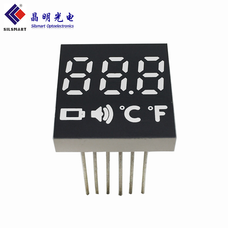 led digital tube three-digit high-brightness white light digital tube 18*19 3-digit digital tube display screen digital screen color screen details Picture