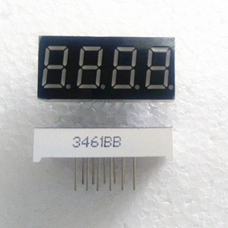 Factory direct supply of 0.36-inch 4-digit 3461AB co-cathode 3461BB co-cathode high-brightness blue LED digital tubes Item Picture