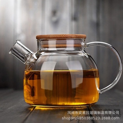 Large-capacity glass teapot, cold water bottle, household high-temperature resistant, explosion-proof high borosilicate large-mouth brewing teapot, transparent cold water bottle Specification drawing