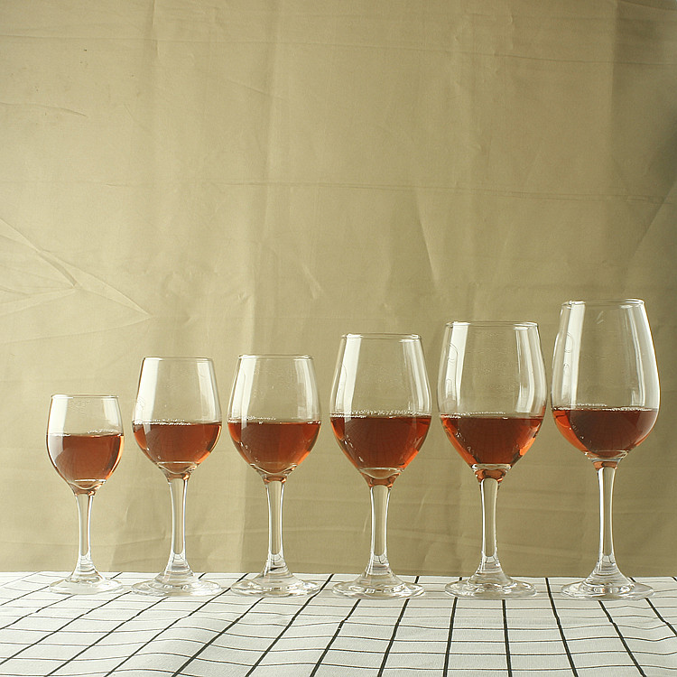 Wholesale thickened glass wine glasses, bar, hotel, household highball glasses, transparent wine glasses with logo printing full figure