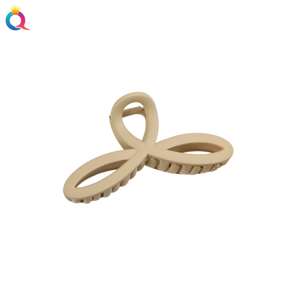 Qiyue Korean version simple and high-end shark clip, large back head hair volume, multi-strand hair clip, hair grabber wholesale Item Picture