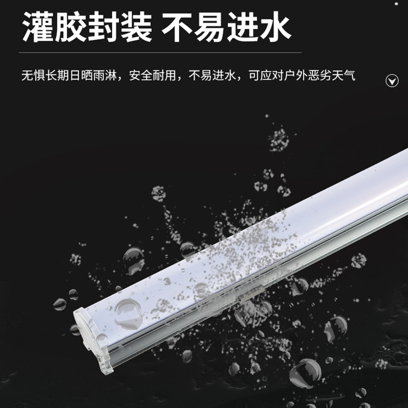 LED strip lights, wall washing lights, guardrail tubes, storefront beautification, wall lighting, outdoor building lighting, waterproof strip lights Specification drawing