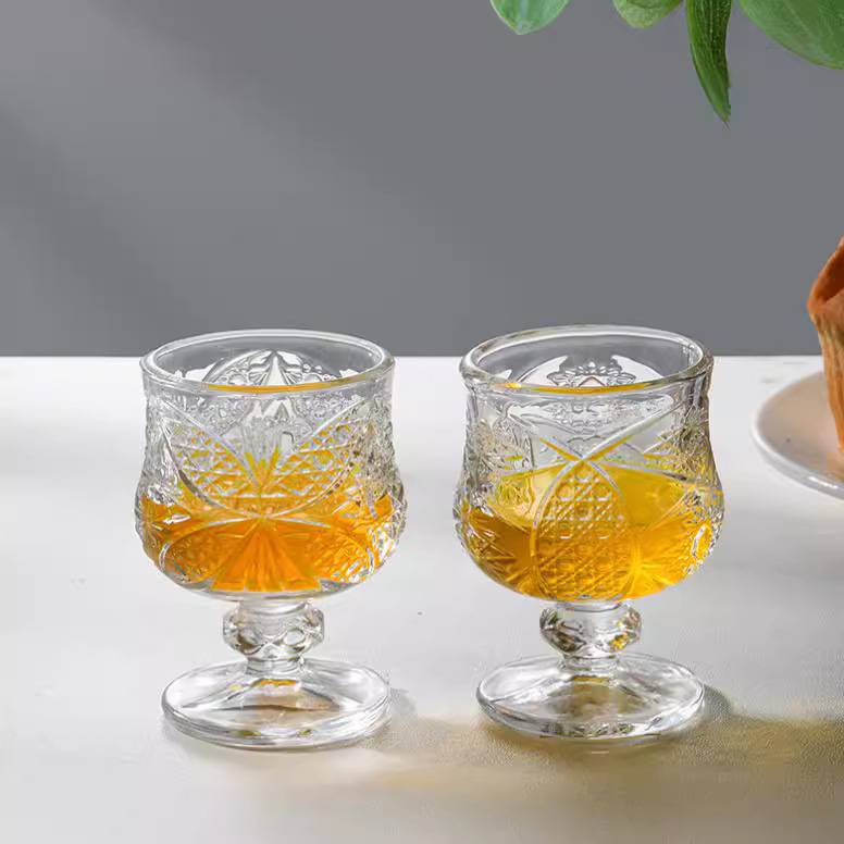 Factory direct supply of European-style household glass, diamond, highball glasses, wine glasses, thickened foreign wine glasses, champagne glasses and wine glasses Application Scenario