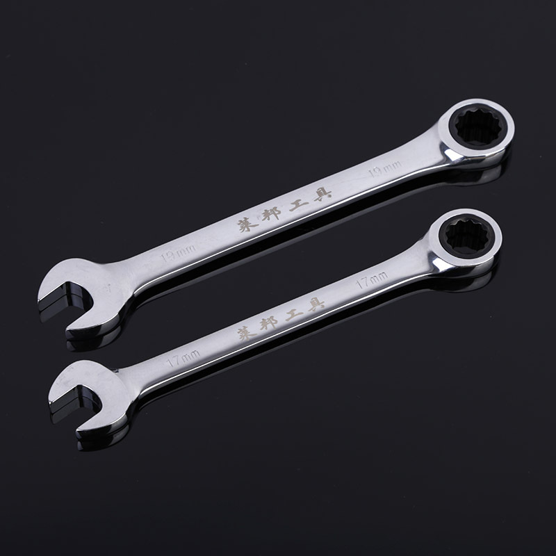 Open-end box wrench ratchet quick dual-purpose wrench, car repair tool, dual-purpose ratchet hardware manual tool details Picture