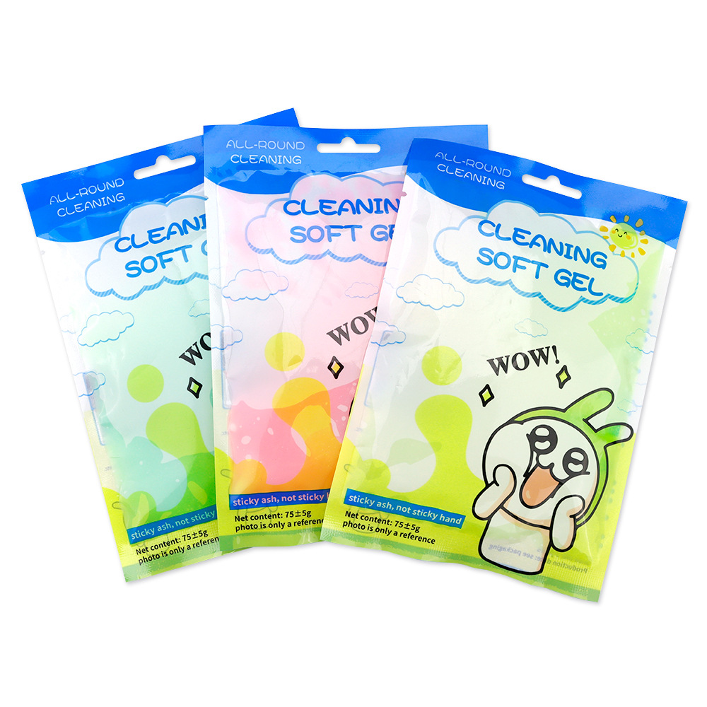 Crystal cleaning glue, keyboard cleaning mud, car dead corner dust removal, keyboard cleaning soft glue wholesale, keyboard mud Application Scenario