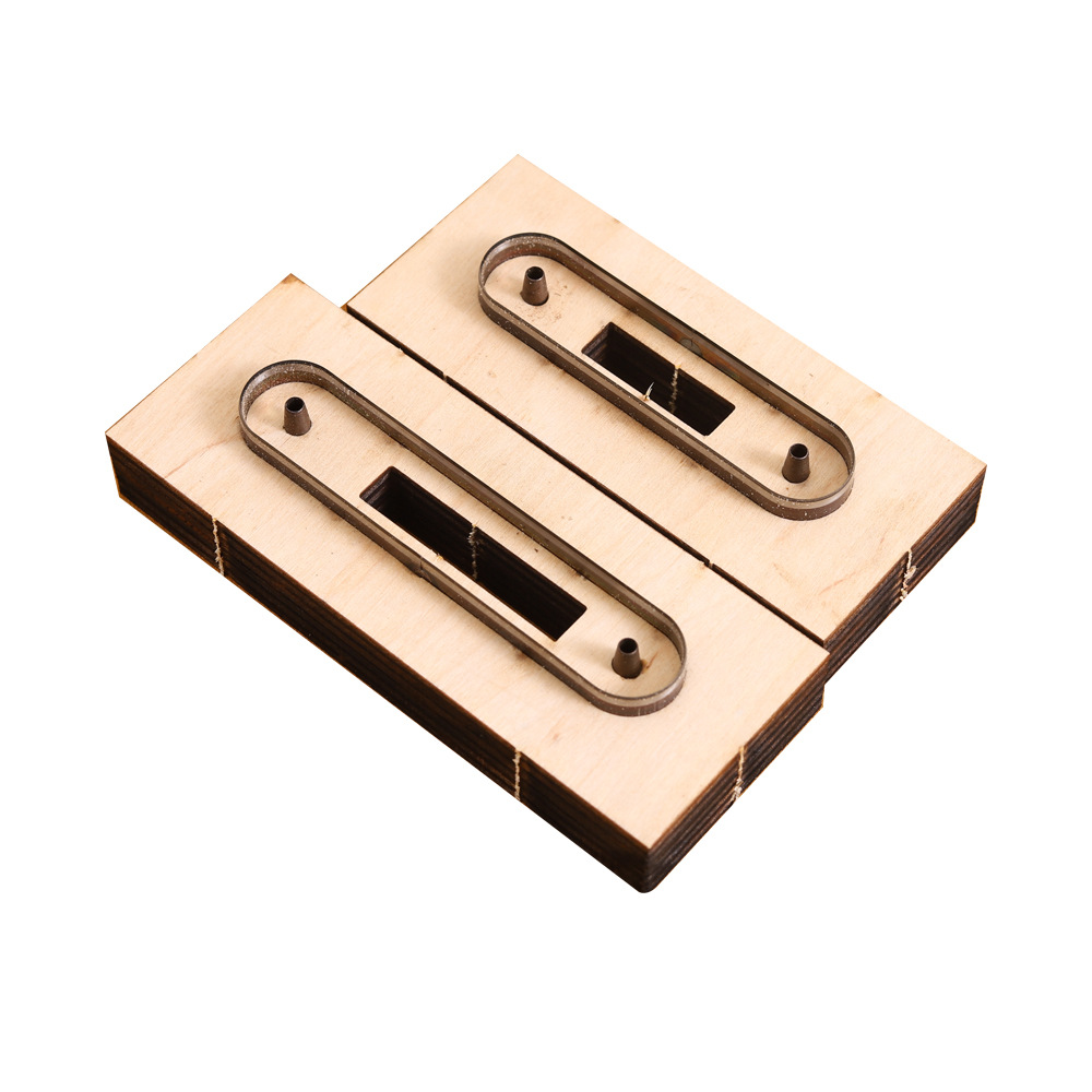 Hub knife mold small leather sheet Japanese steel board leather cutting tool template sharp and convenient, non-domestic knife Item Picture