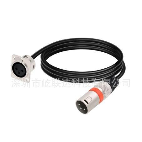 3 Pins XLR Cable D-Type XLR Female Panel to XLR Male Connect Application Scenario