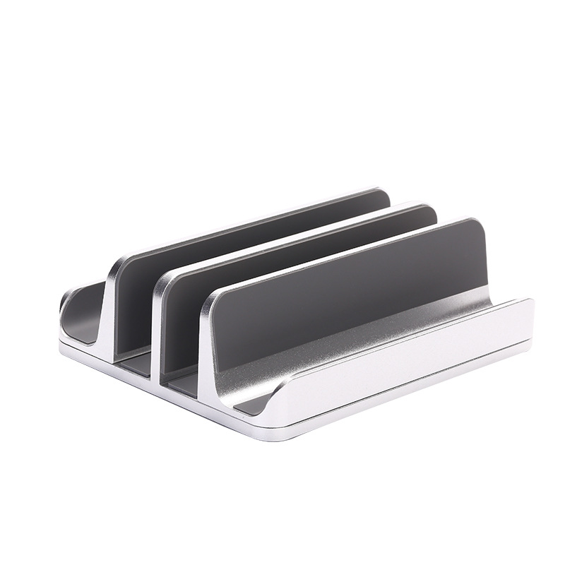 Notebook computer standing stand, standing storage and organization rack, universal gaming laptop tablet, aluminum alloy desktop base Item Picture