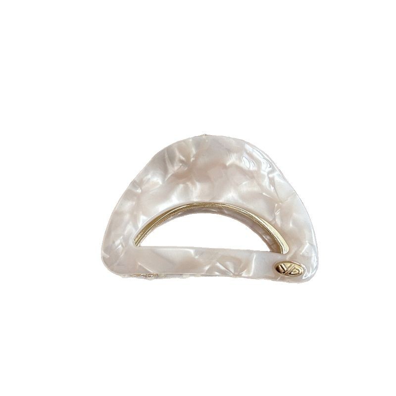 The high-end acetate metal clip is suitable for medium-sized Chinese-style niche hair clips with less hair volume, offering a new Chinese-style short hair texture Item Picture
