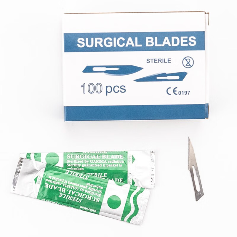 Hesdick Industrial carbon Steel Blades Laboratory specimen-making Tools No. 11 (100 pieces per box) Application Scenario