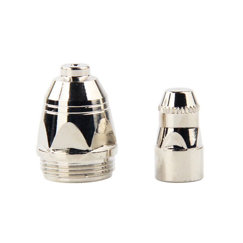 In-stock plasma cutting gun accessories LGK100/120A electrode nozzle Hafnium wire thickened nozzle Plasma cutting nozzle Item Picture