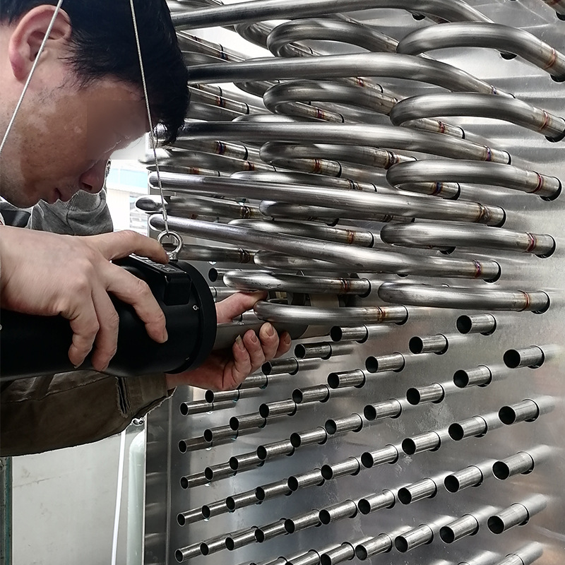 Stainless steel heat exchanger U-tube welding machine, collection pipe condenser pipe welding equipment, American Welding MWH-21A Specification drawing